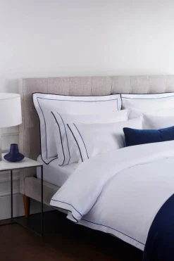 Jasper Conran 800 Thread Count Egyptian True Grip Fitted Sheet White Fabric Outlet