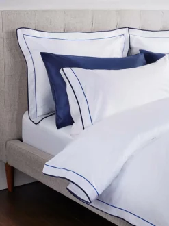 Jasper Conran 800 Thread Count Egyptian True Grip Fitted Sheet White Fabric Outlet