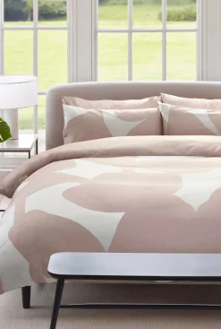 Jasper Conran 300 Thread Count Satin Cotton Floral Duvet Cover Pink Outlet