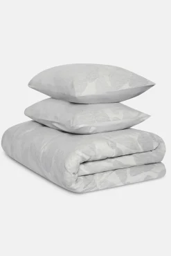 Jasper Conran Abstract Leaf Jacquard Duvet Set Grey Abstract Leaf Cheap