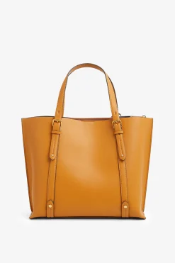 Jasper Conran Alexis Crosshatch Leather Grab Tote Discount