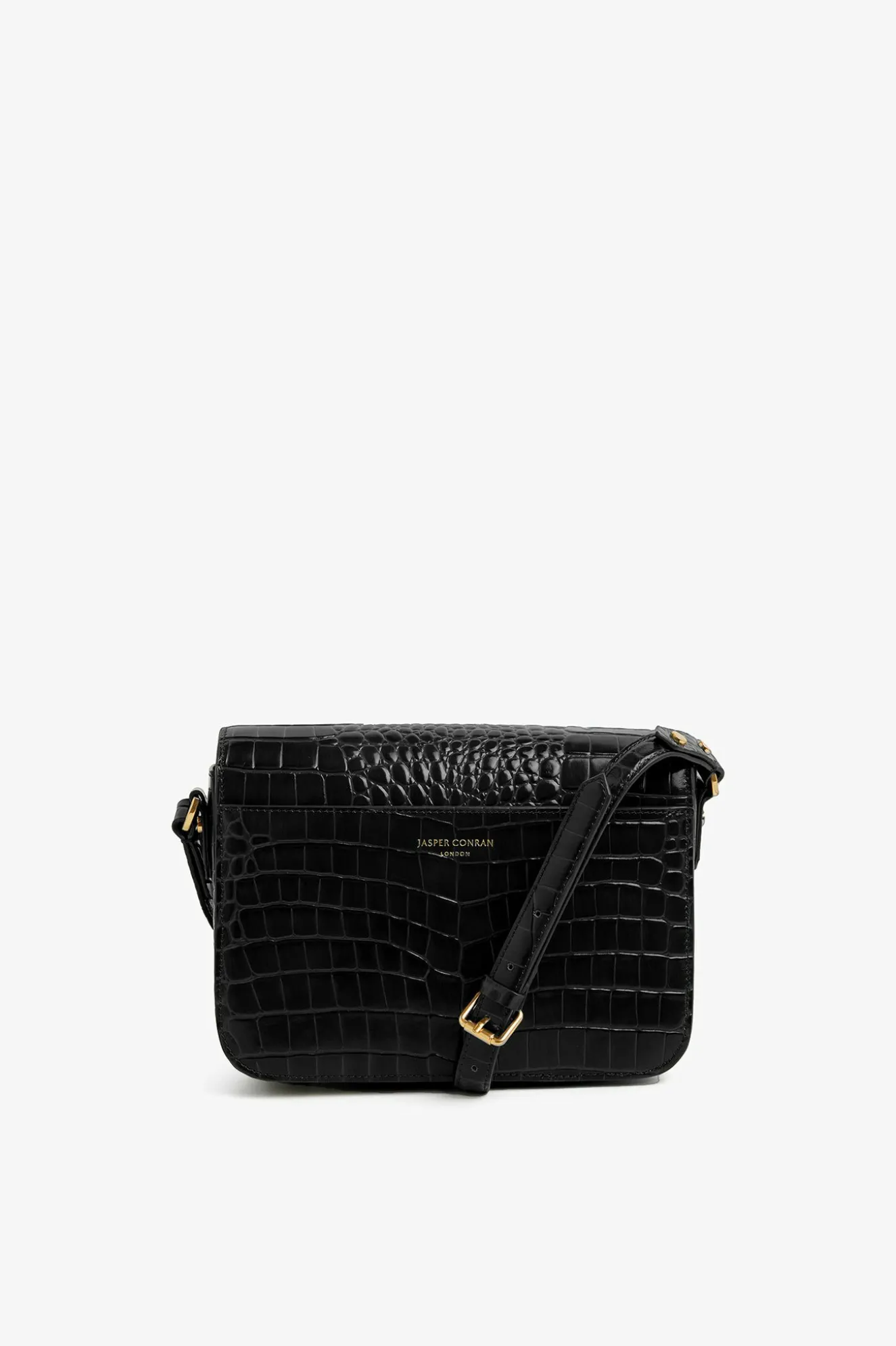 Jasper Conran Alexis Leather Flap Over Body Bag New