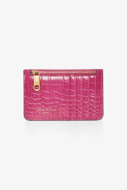 Jasper Conran Amber Croc Zip Coin & Card Holder Outlet