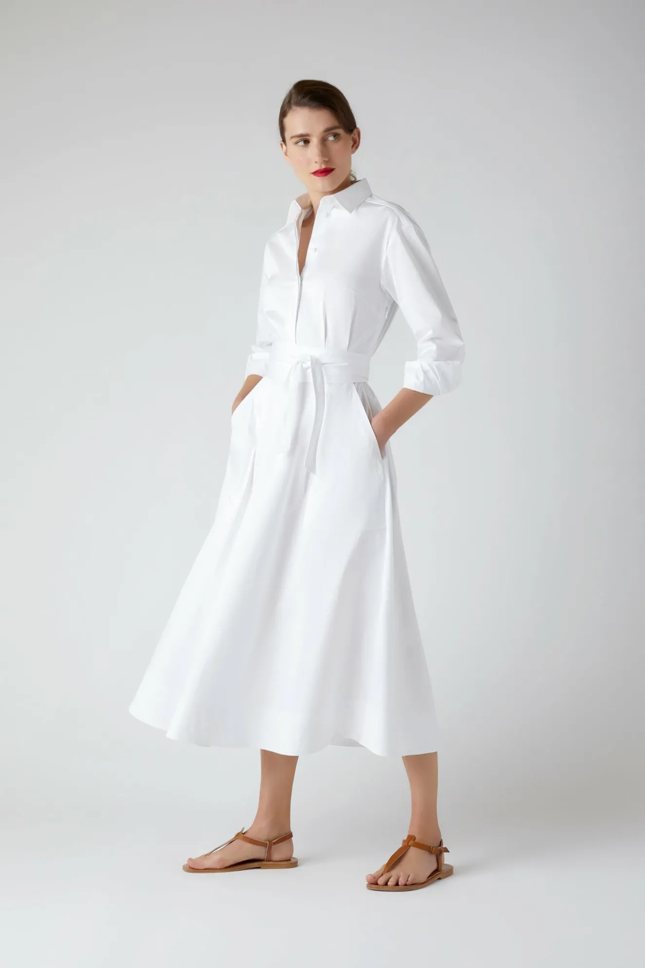 Jasper Conran Blythe Full Skirt Shirt Dress Cheap