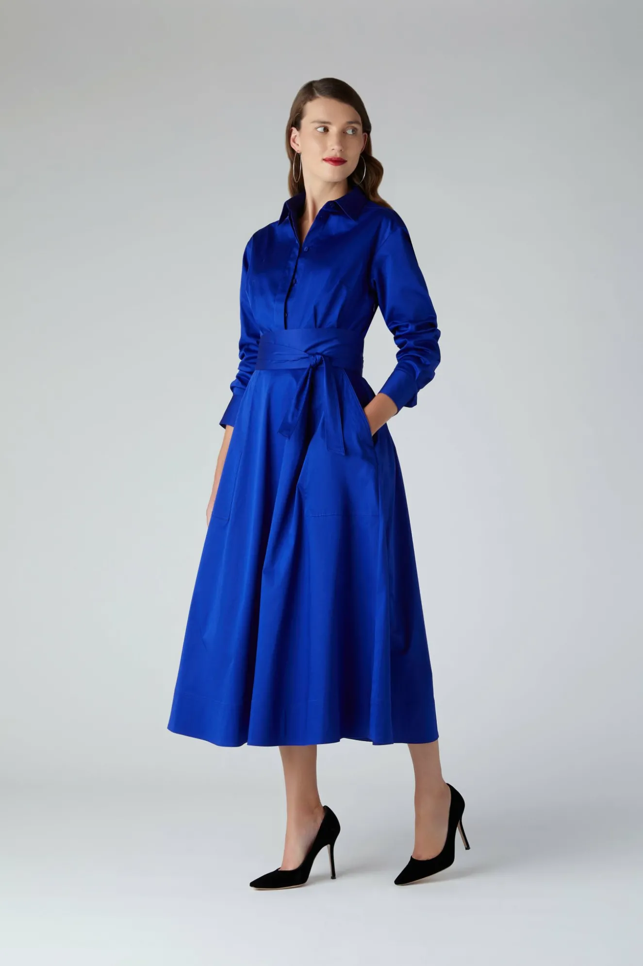 Jasper Conran Blythe Full Skirt Shirt Dress Cheap