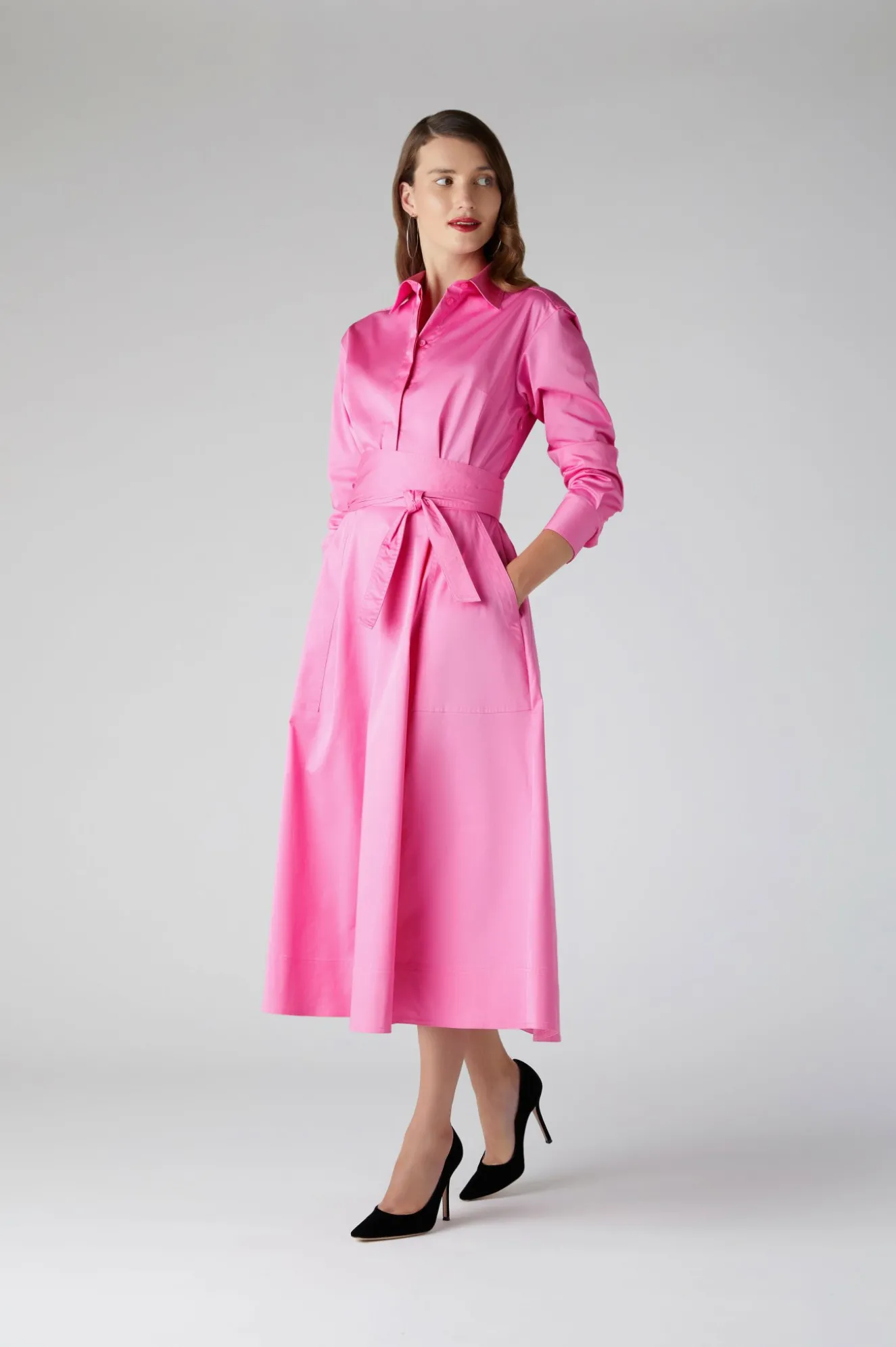 Jasper Conran Blythe Full Skirt Shirt Dress Outlet