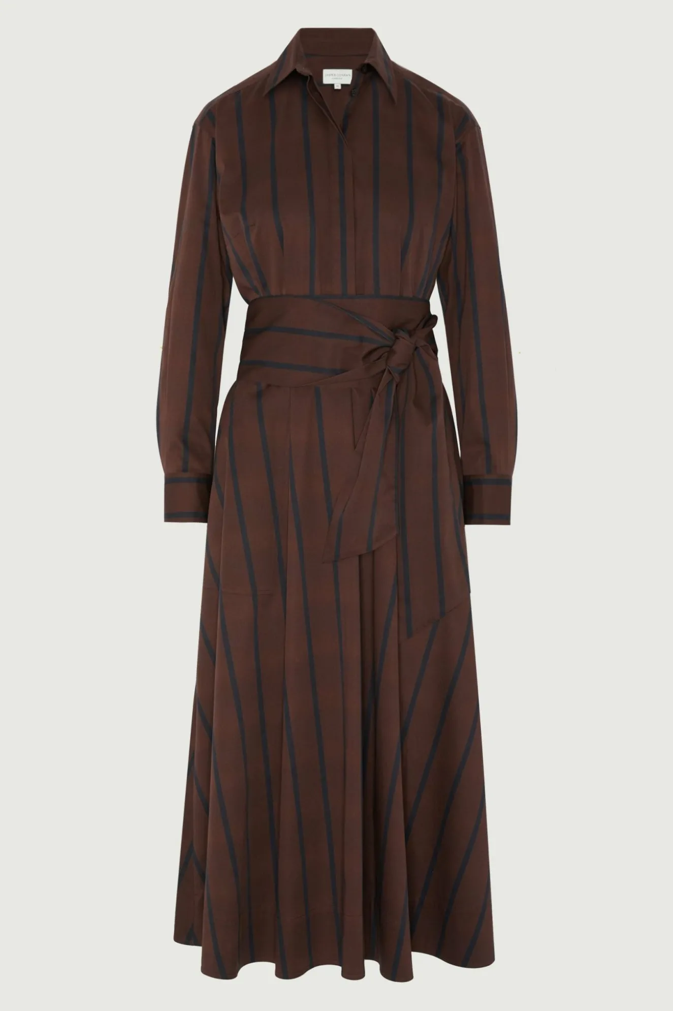 Jasper Conran Blythe Stripe Full Skirt Shirt Dress New
