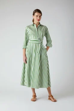 Jasper Conran Blythe Striped Full Skirt Shirt Dress Best