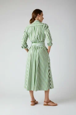 Jasper Conran Blythe Striped Full Skirt Shirt Dress Best