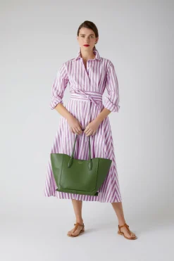 Jasper Conran Blythe Striped Full Skirt Shirt Dress Online