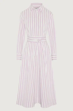 Jasper Conran Blythe Striped Full Skirt Shirt Dress Online