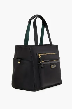 Jasper Conran Carmen Nylon Shopper Tote Bag Black Cheap