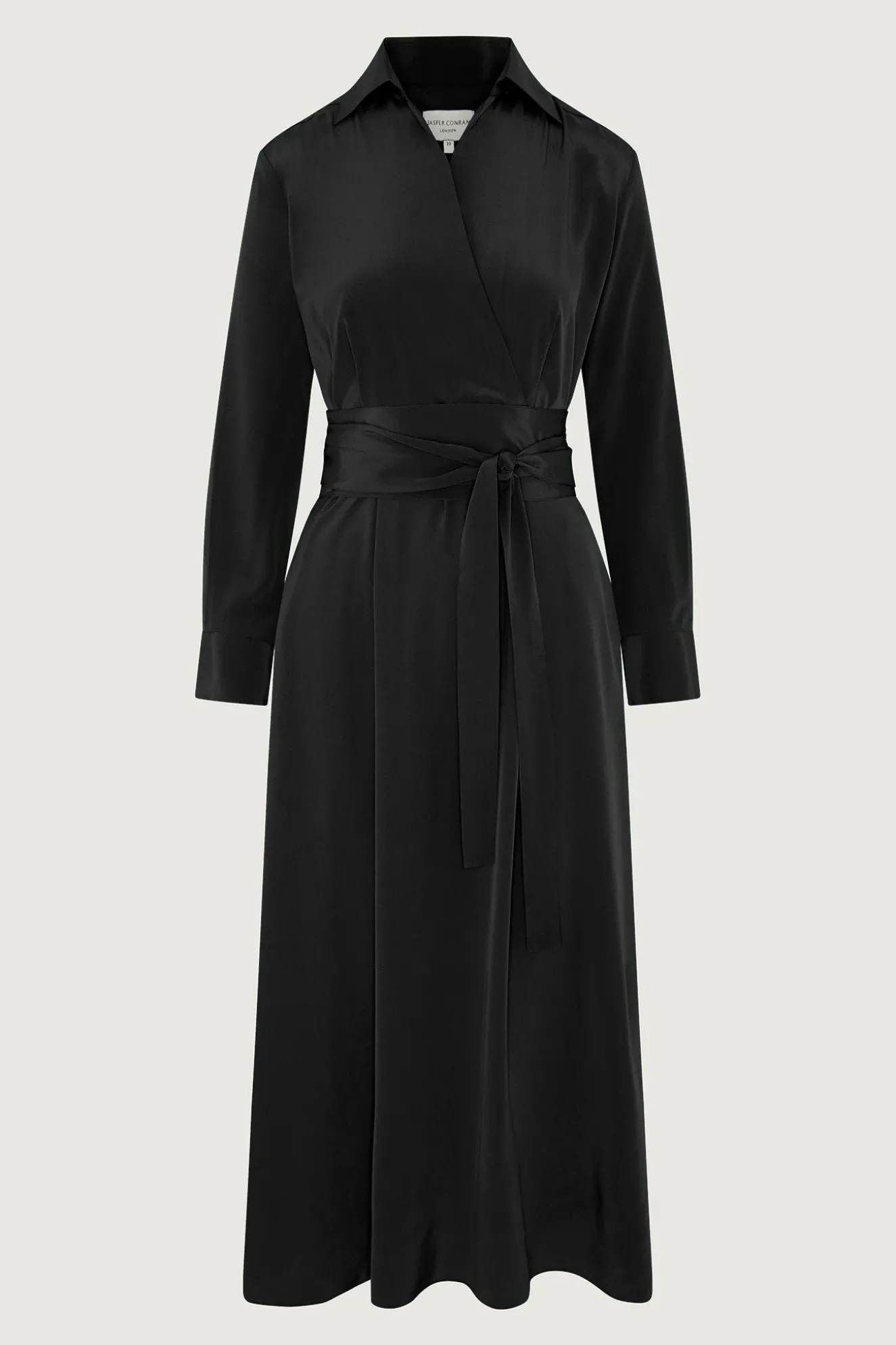 Jasper Conran Celia Silk Full Skirt Shirt Dress Cheap