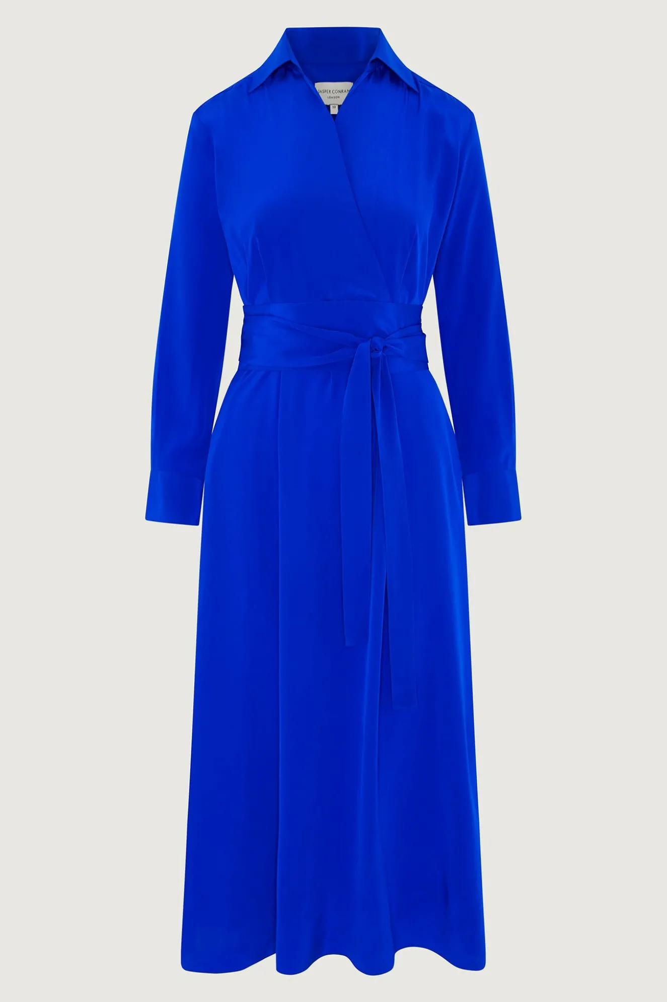 Jasper Conran Celia Silk Full Skirt Shirt Dress Cheap