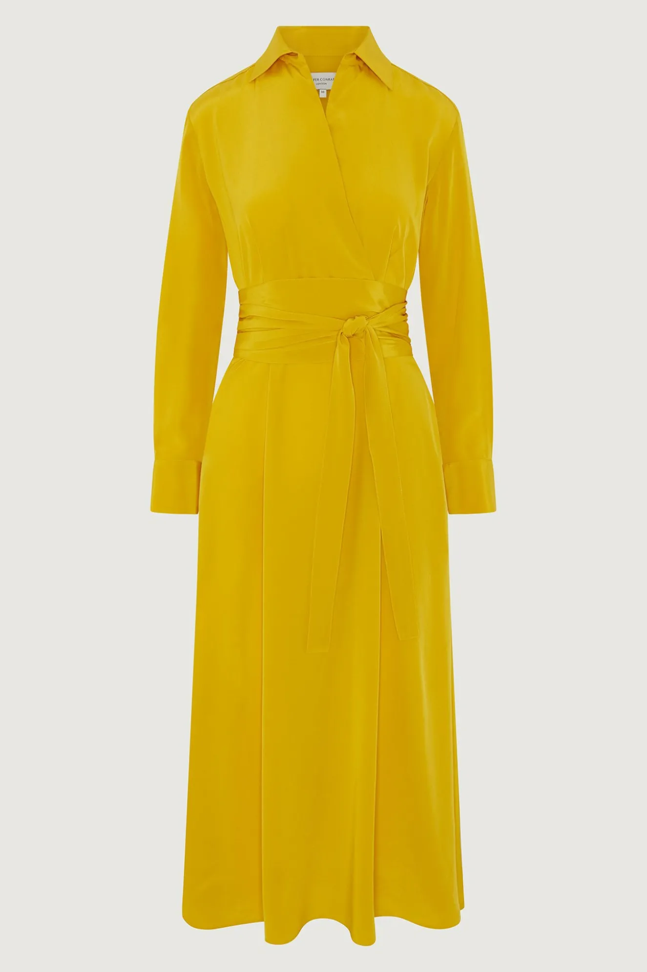 Jasper Conran Celia Silk Full Skirt Shirt Dress Discount