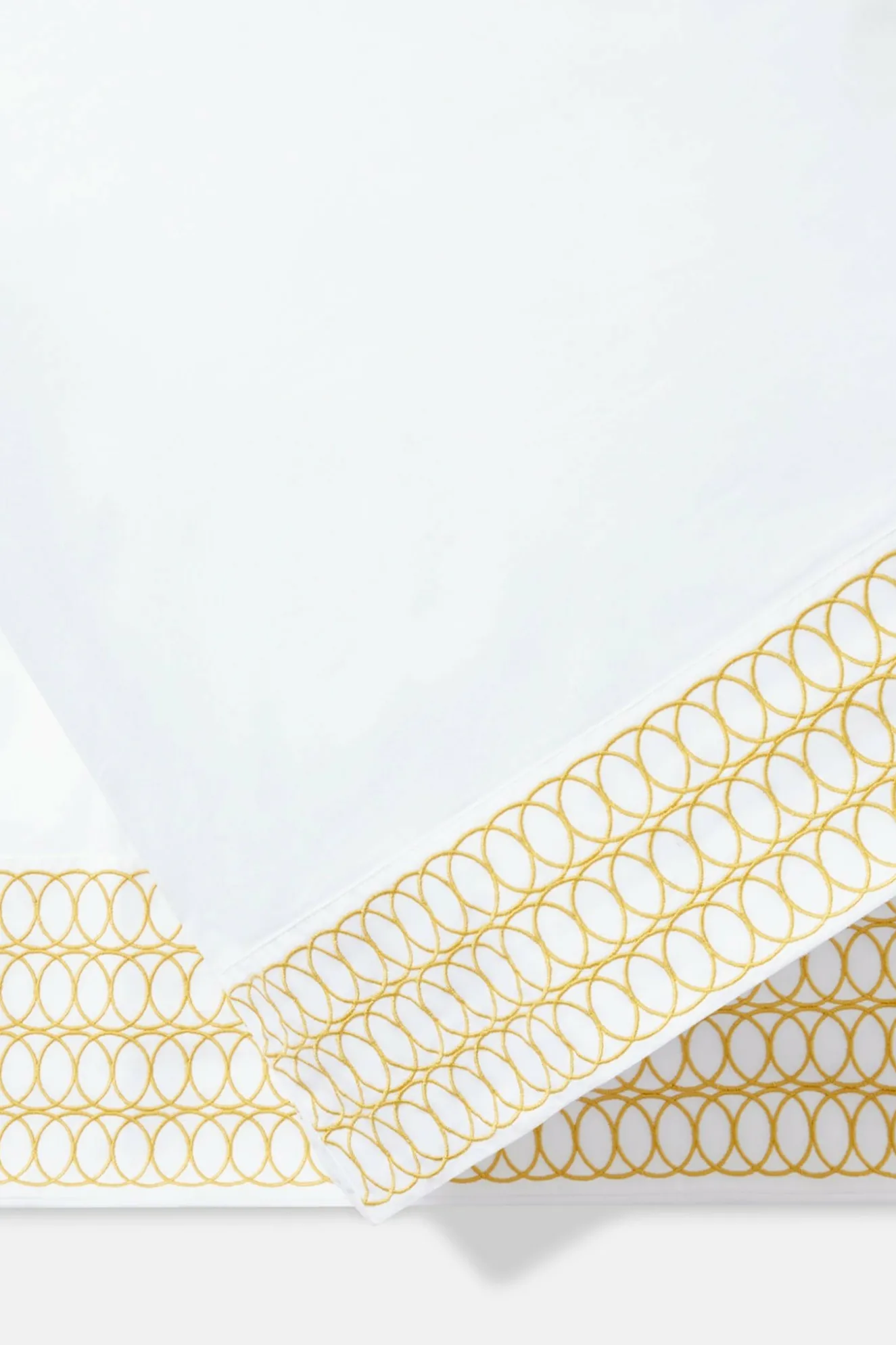 Jasper Conran Circles Embroidered Border Pillow Case Outlet