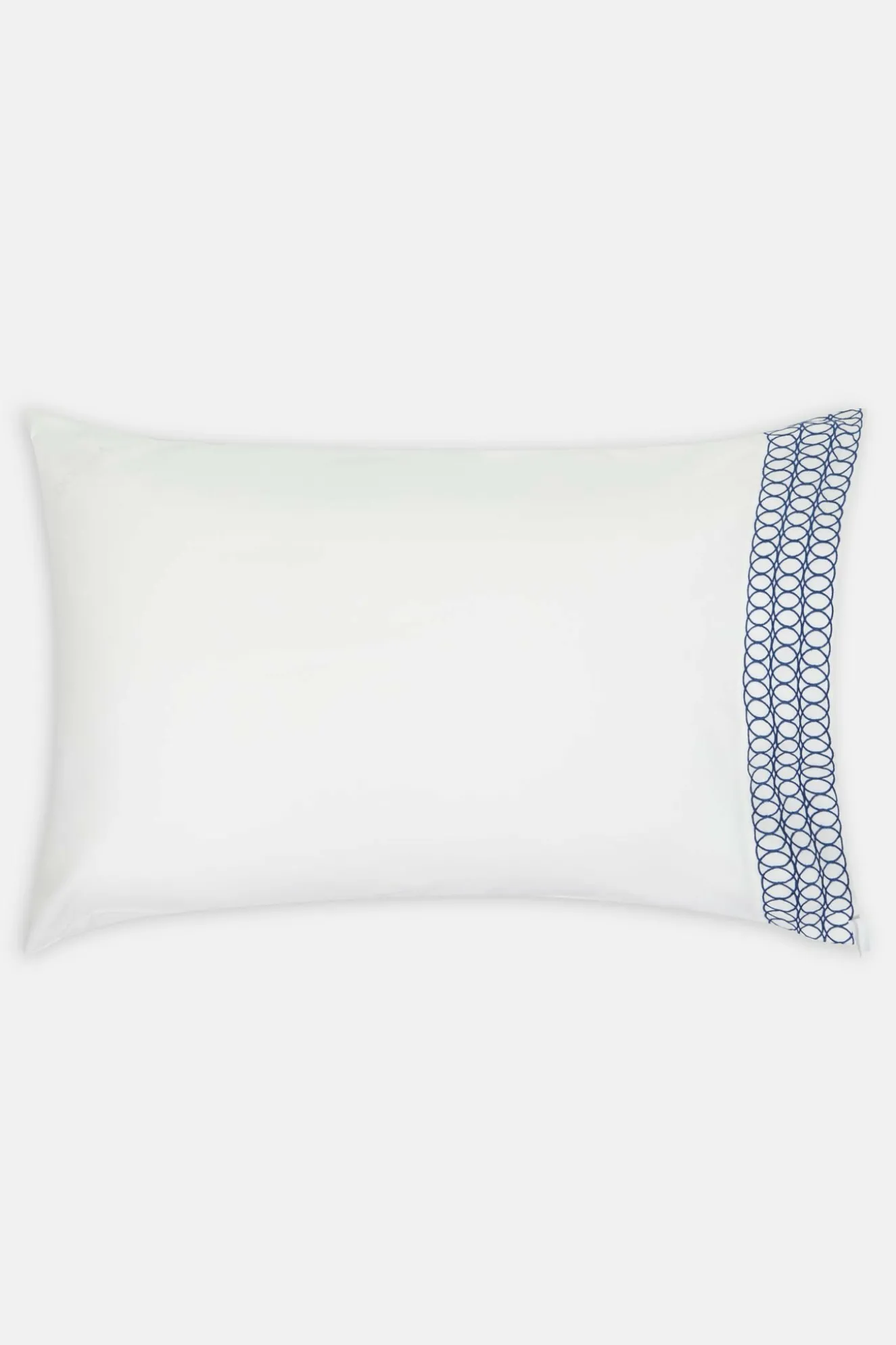 Jasper Conran Circles Embroidered Border Pillow Case Outlet