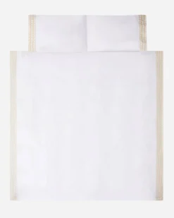 Jasper Conran Circles Embroidered Border Pillow Case Hot
