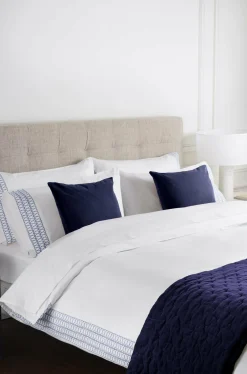 Jasper Conran Circles Embroidered Border Pillow Case Hot