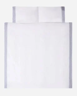 Jasper Conran Circles Embroidered Border Pillow Case Hot