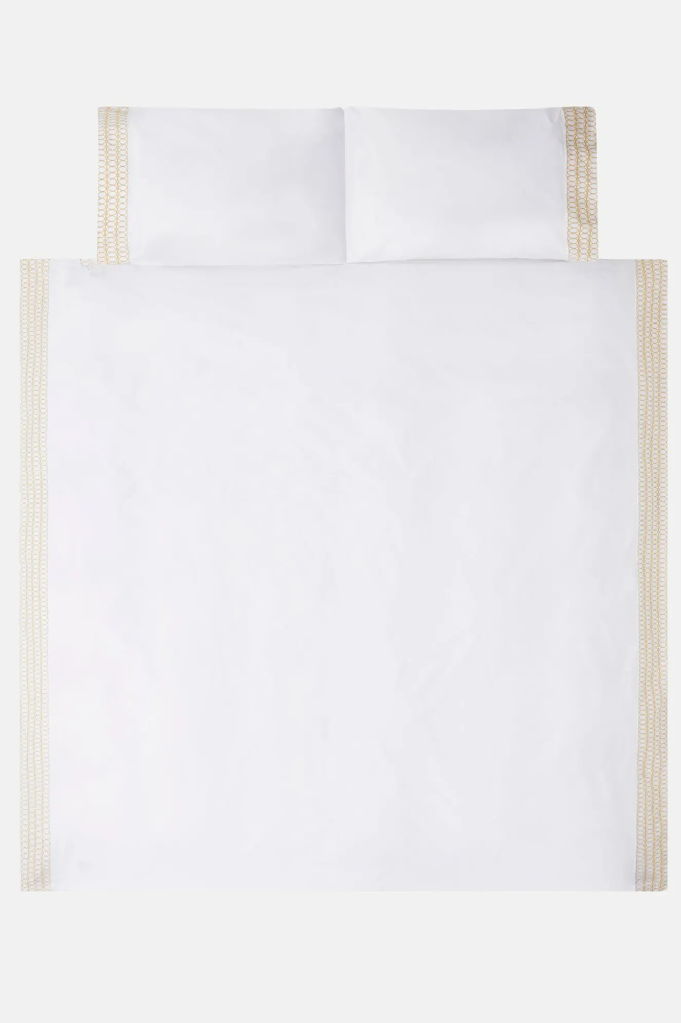 Jasper Conran Circles Embroidered Border Duvet Cover Discount