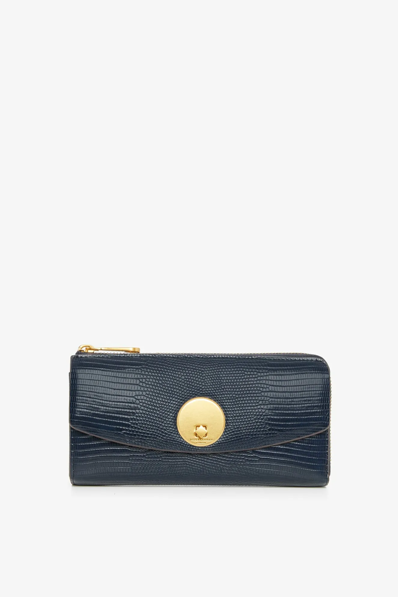 Jasper Conran Clara Lizard Large Zip Purse Best Sale
