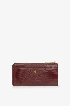 Jasper Conran Clara Lizard Large Zip Purse Sale
