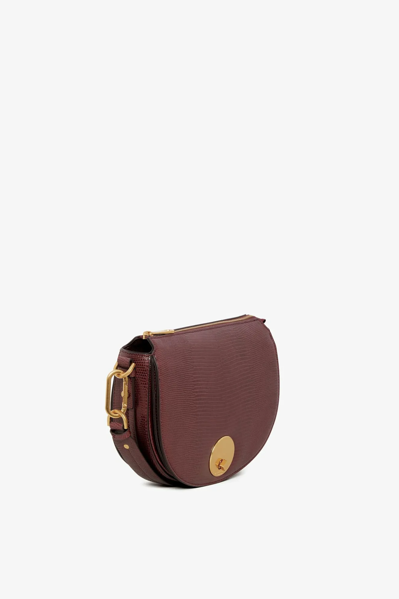 Jasper Conran Clara Lizard Saddle Bag Fashion
