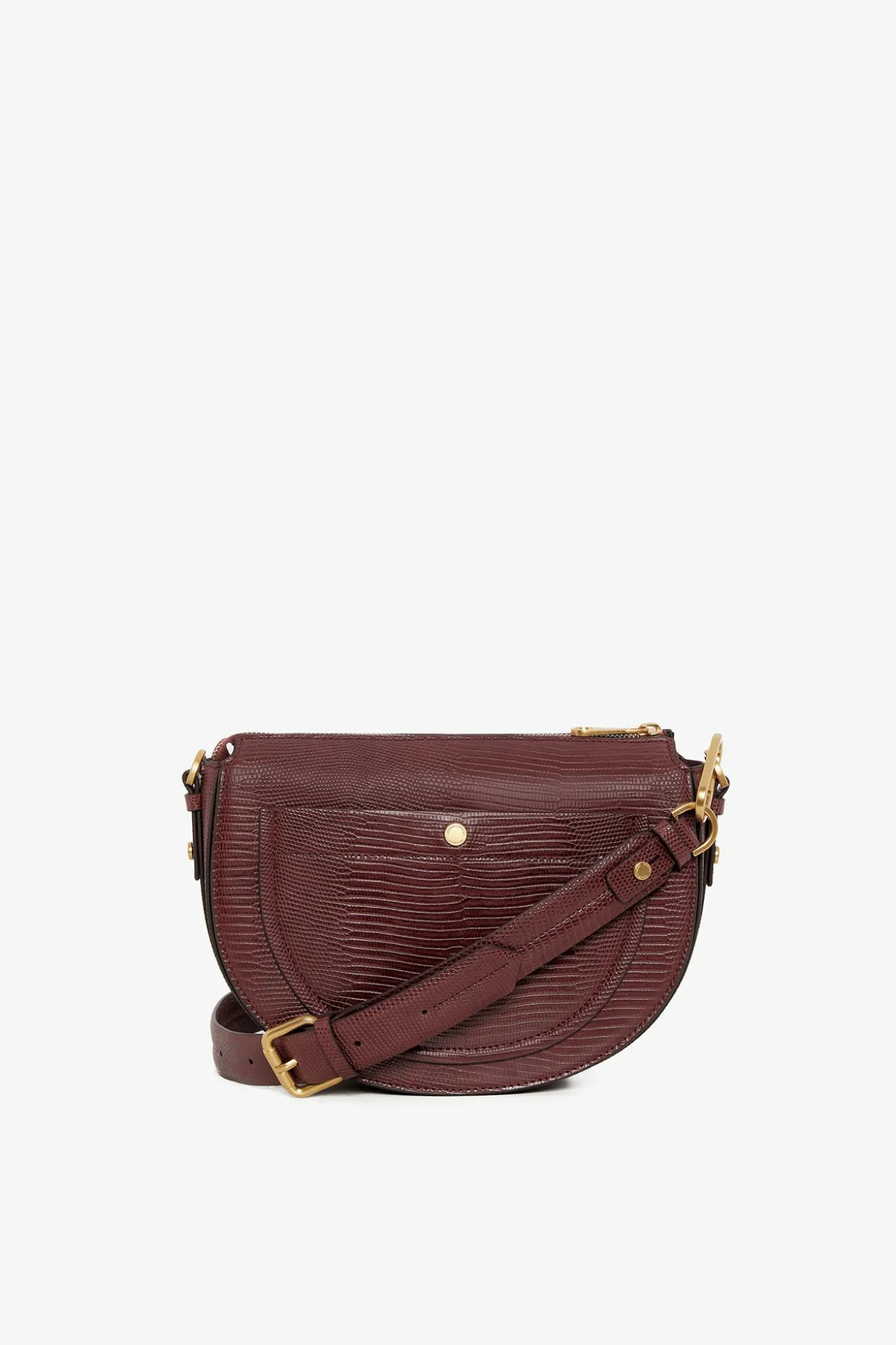 Jasper Conran Clara Lizard Saddle Bag Fashion