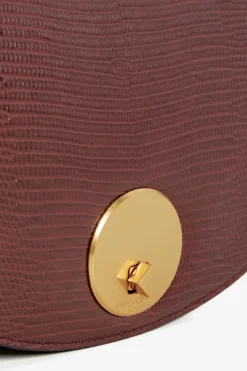 Jasper Conran Clara Lizard Saddle Bag Fashion