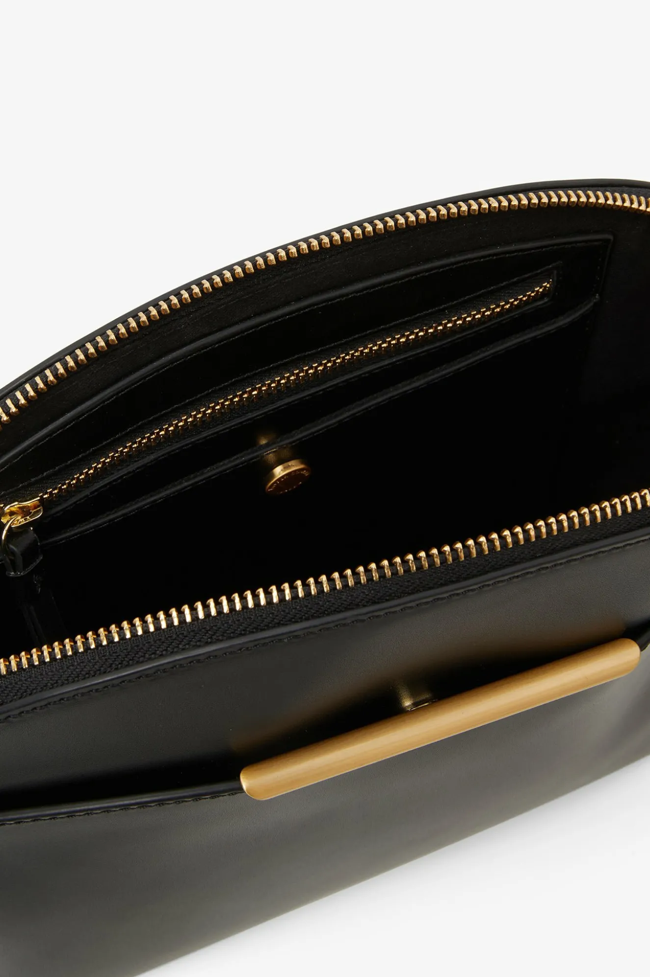 Jasper Conran Darcey Leather Dome Cross Body Bag Black Flash Sale