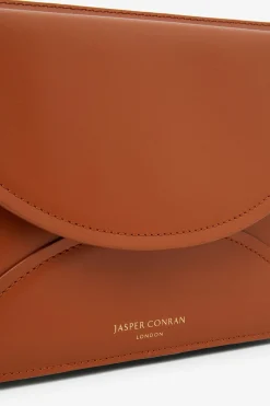 Jasper Conran Darcey Leather Double Flap Cross Body Bag Best Sale