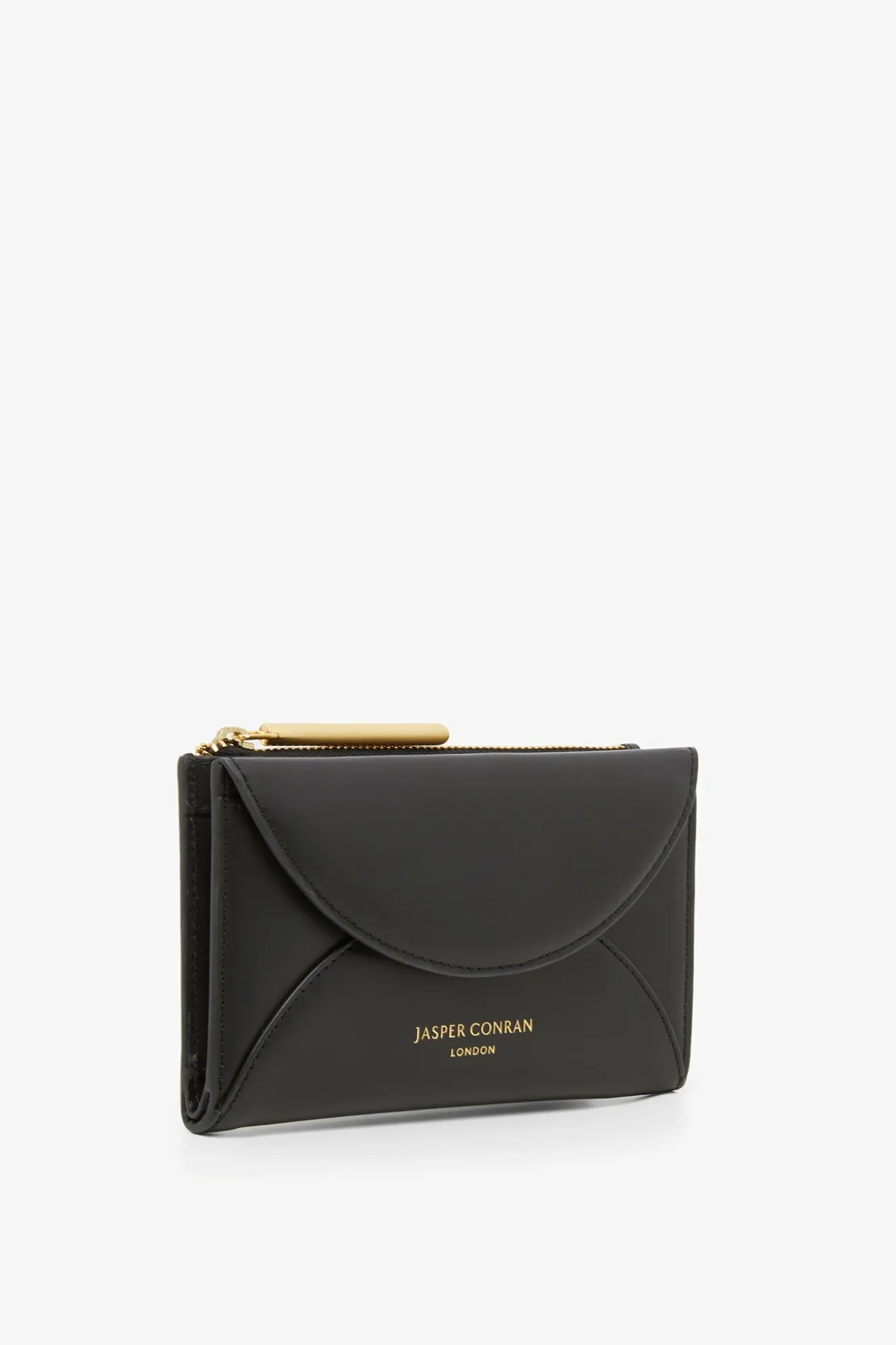 Jasper Conran Darcey Medium Leather Purse Black Sale