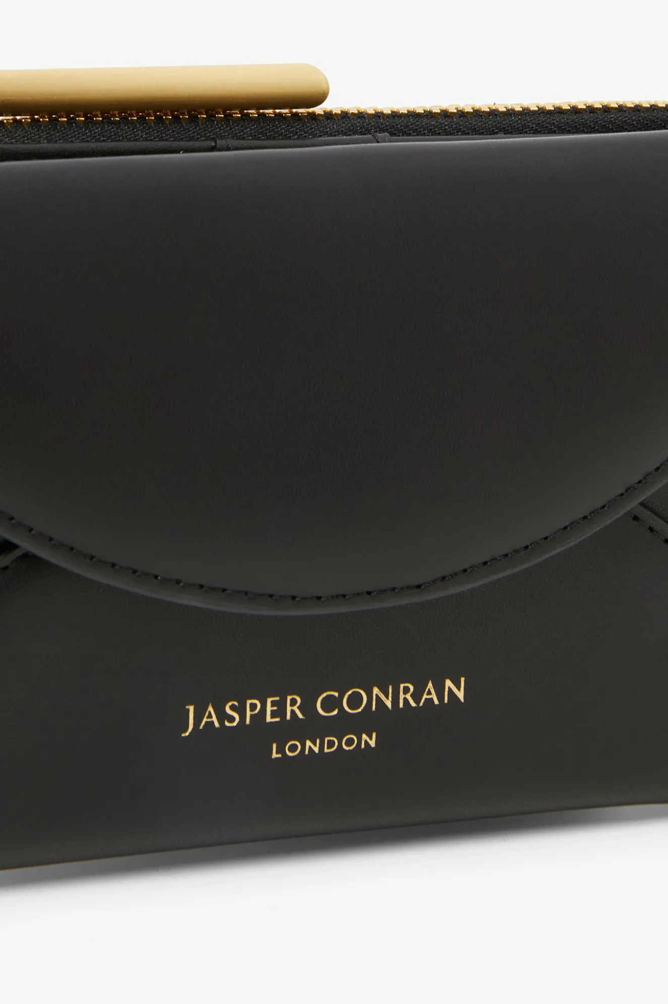 Jasper Conran Darcey Medium Leather Purse Black Sale