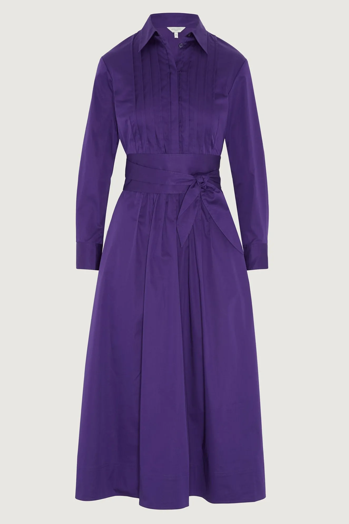 Jasper Conran Emily Pintuck Full Skirt Shirt Dress Hot