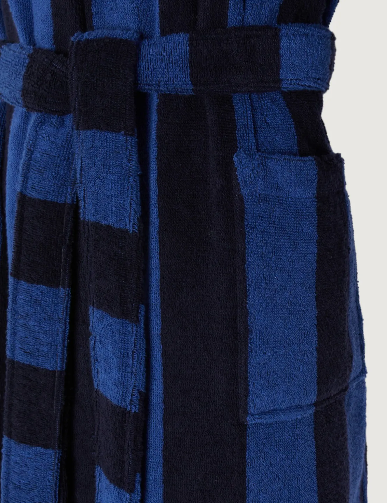 Jasper Conran Soft Lightweight Woven Stripe Hooded Robe Sale