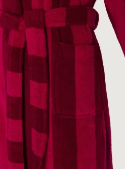 Jasper Conran Soft Lightweight Woven Stripe Hooded Robe Sale