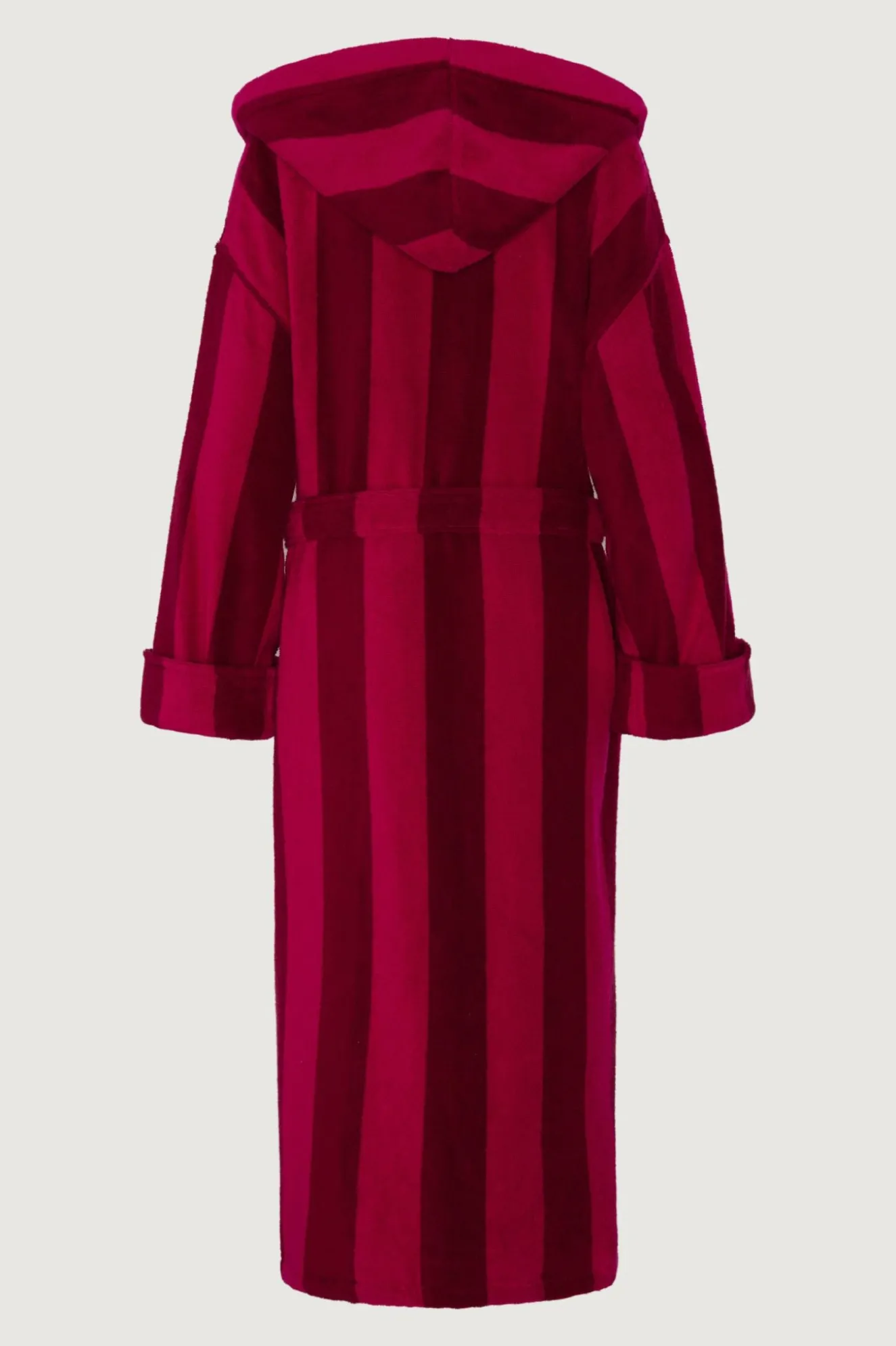 Jasper Conran Soft Lightweight Woven Stripe Hooded Robe Outlet