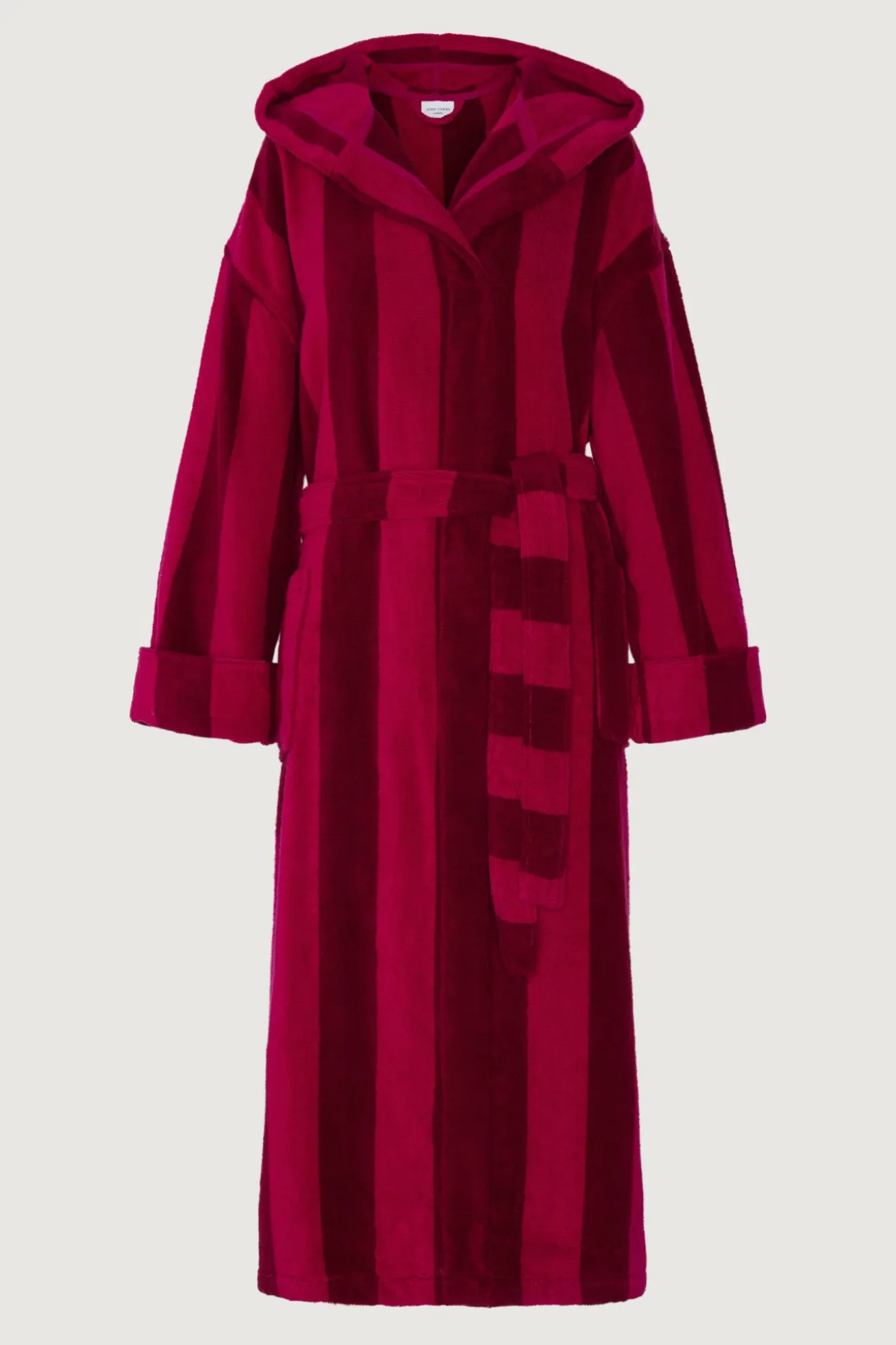 Jasper Conran Soft Lightweight Woven Stripe Hooded Robe Best